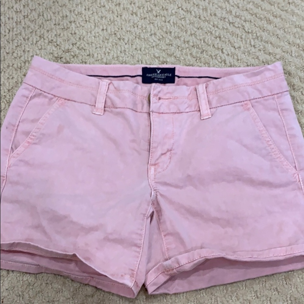 Pink American eagle shorts
